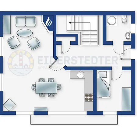 Holiday home Haushaelfte-hus-noeck-id-140 *